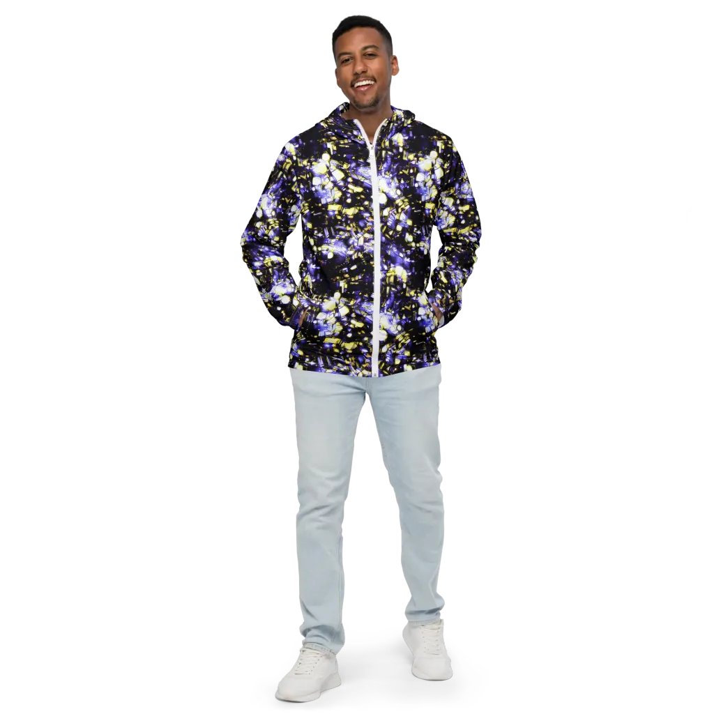 Royal Collision on Men's Windbreaker — Front