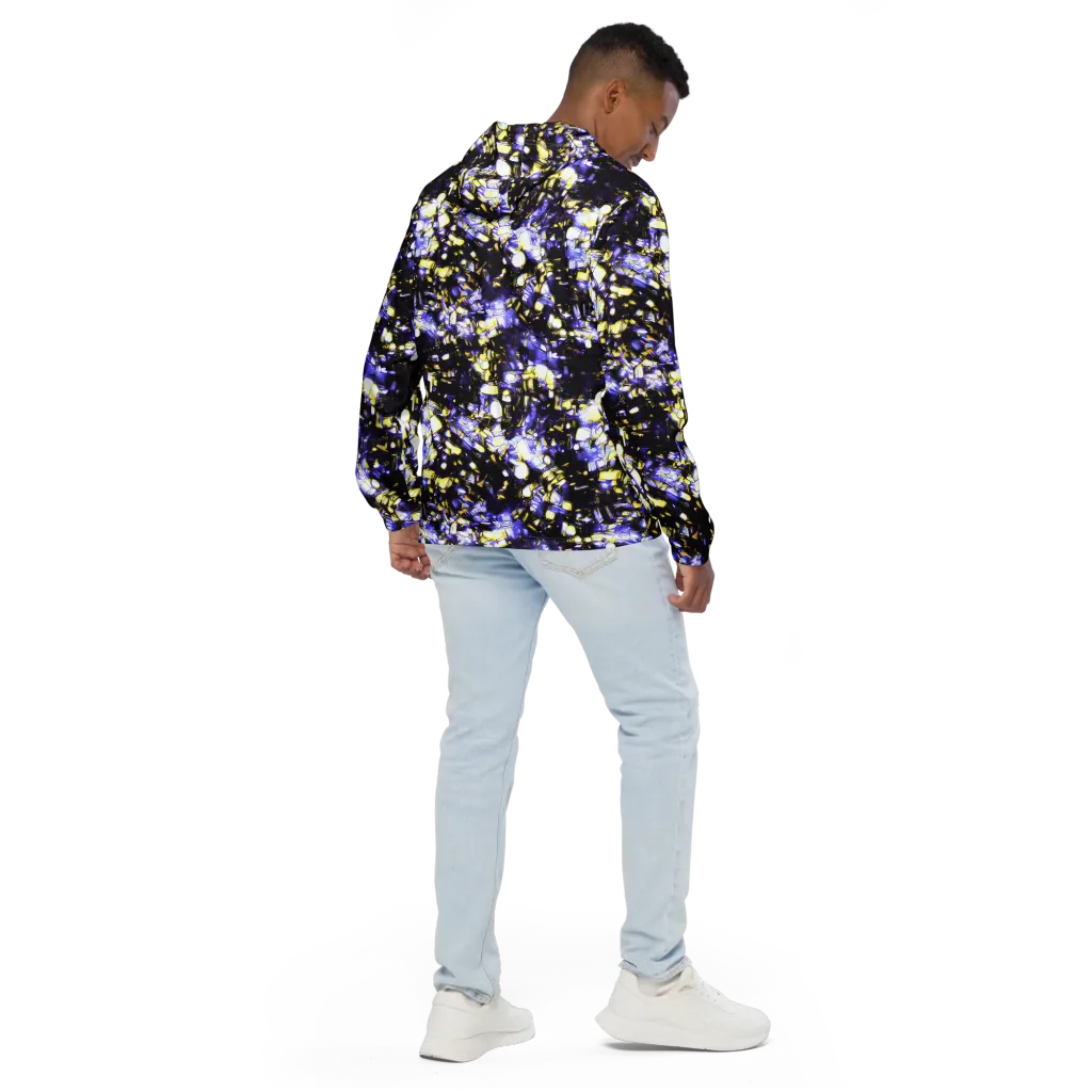 Royal Collision on Men's Windbreaker — Back