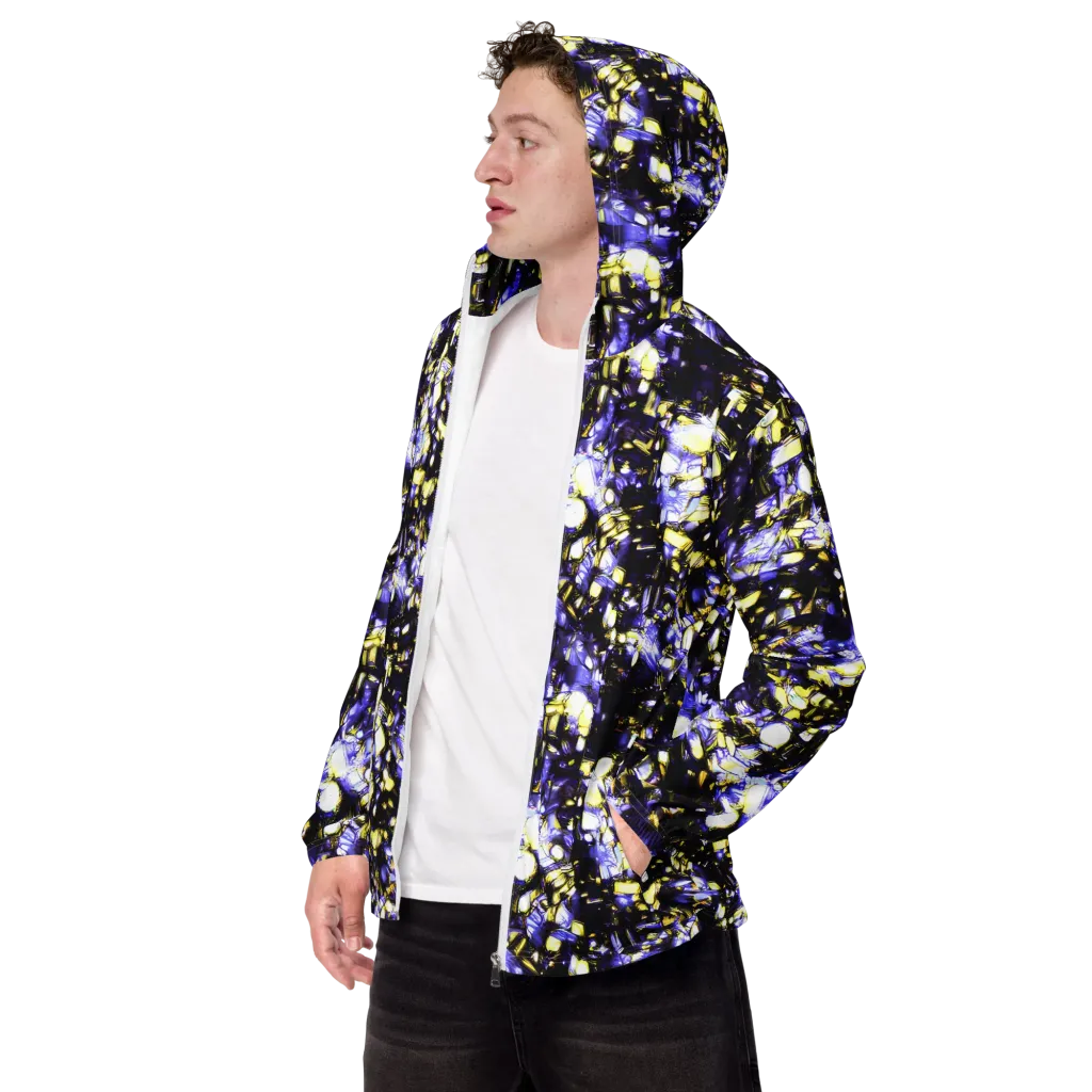 Royal Collision on Men's Windbreaker — Left Front
