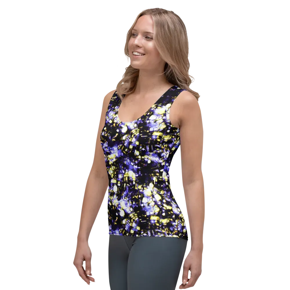 Royal Collision on Women's Tank Top — Left Front
