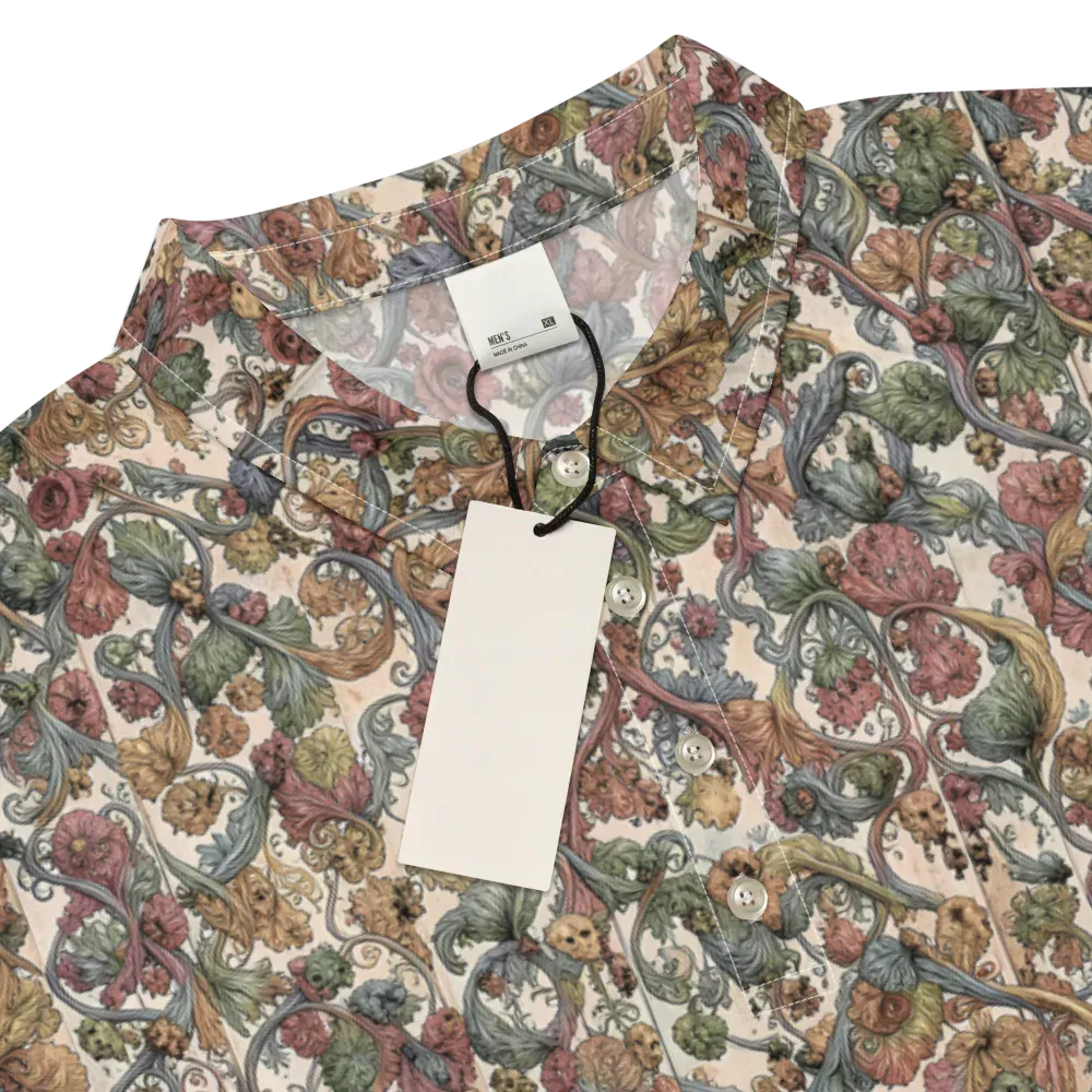 Velvet Herbarium on Men's Slim Fit Polo Shirt — Product details