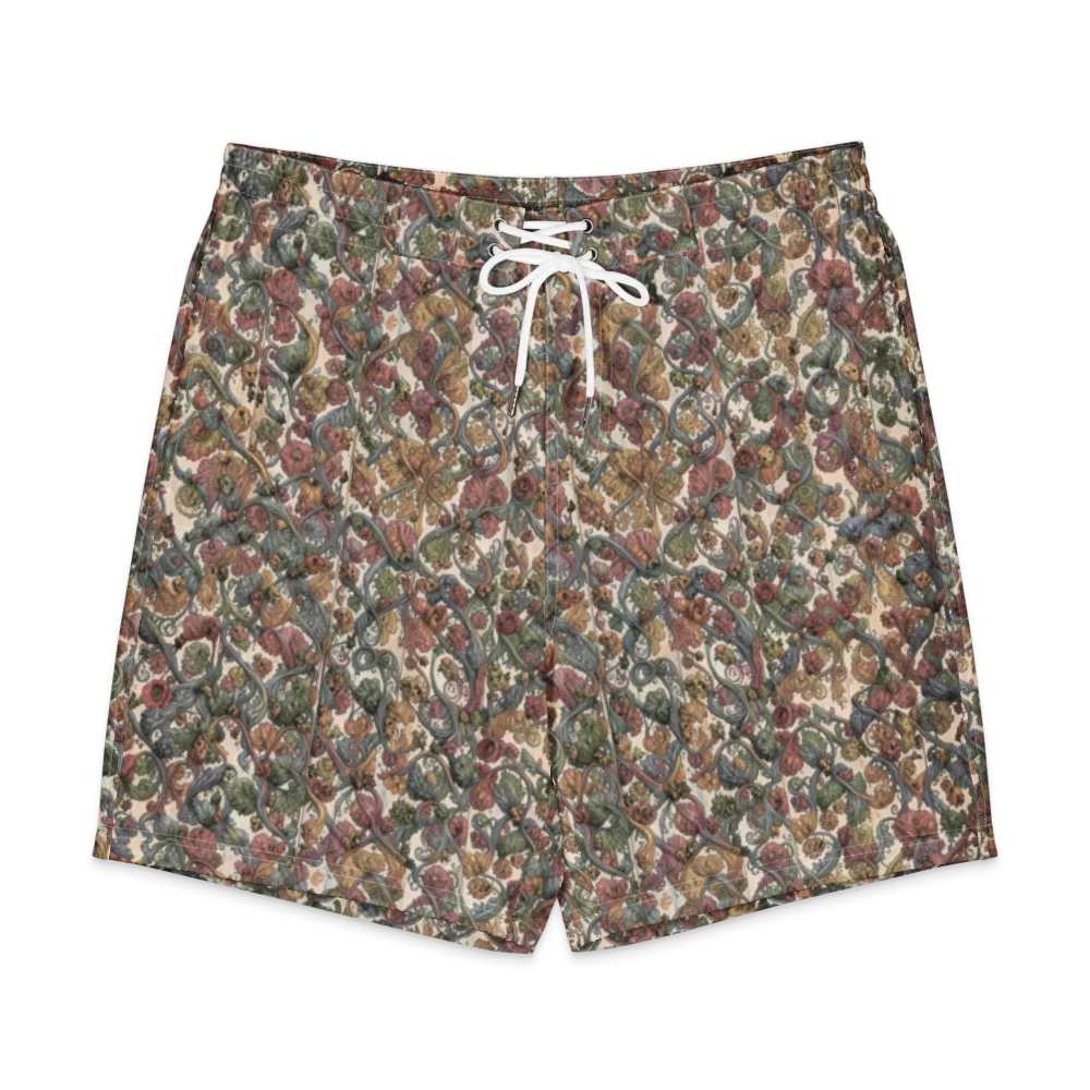 Velvet Herbarium on Men's Board Shorts — Front