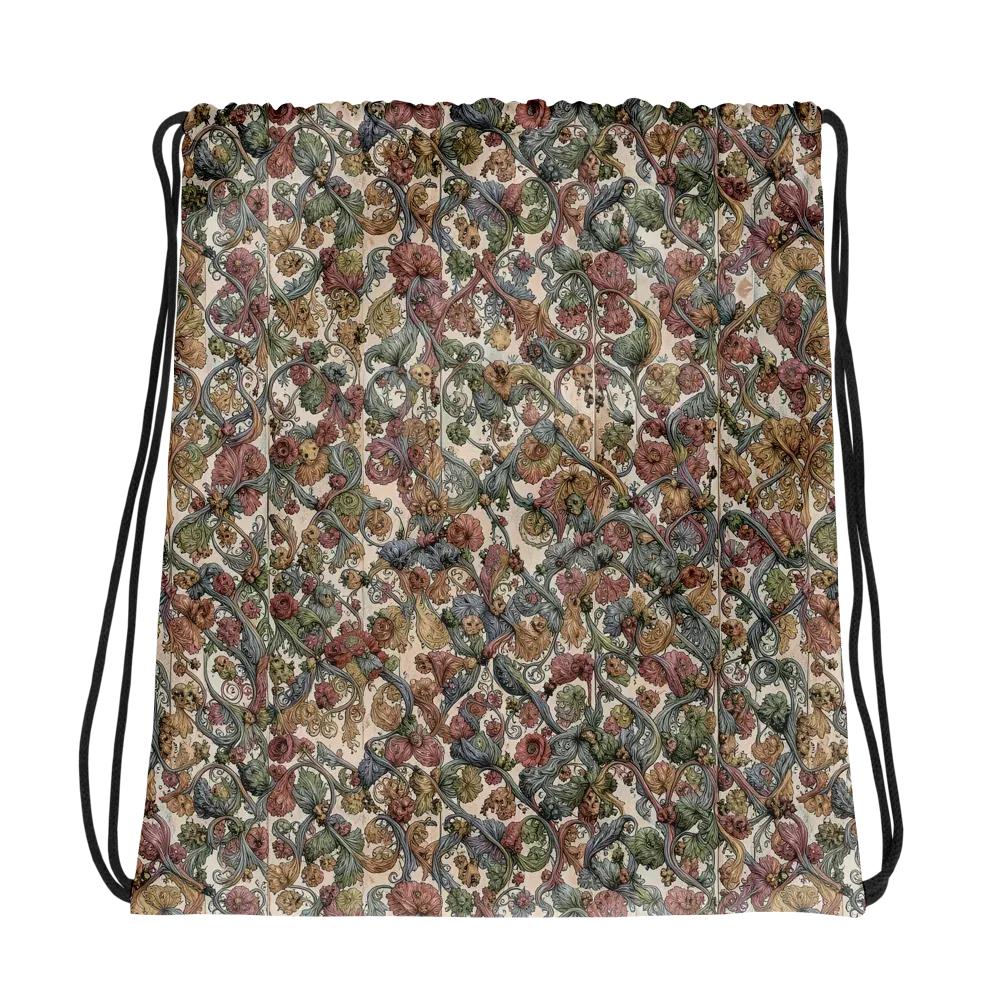 Velvet Herbarium on Drawstring Bag — Photo