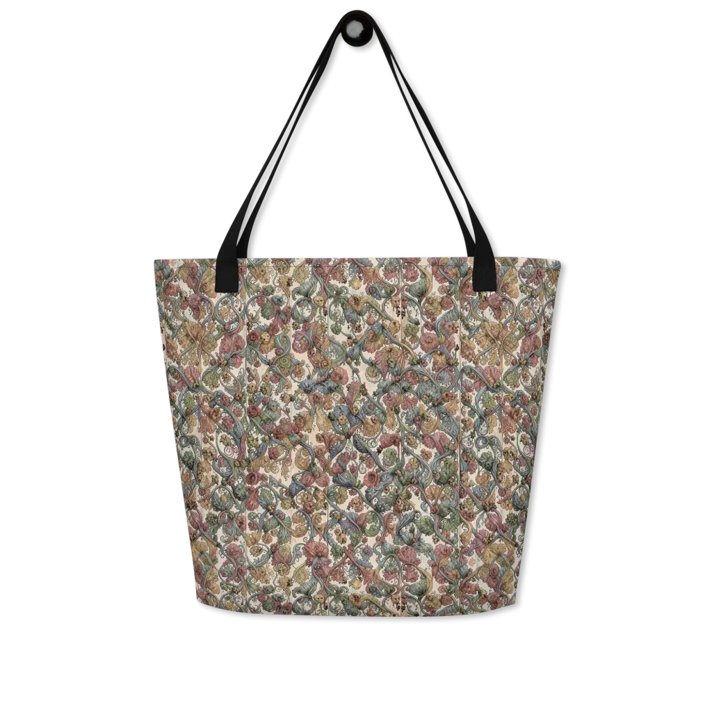 Velvet Herbarium on Large Tote Bag W/ Pocket — Front