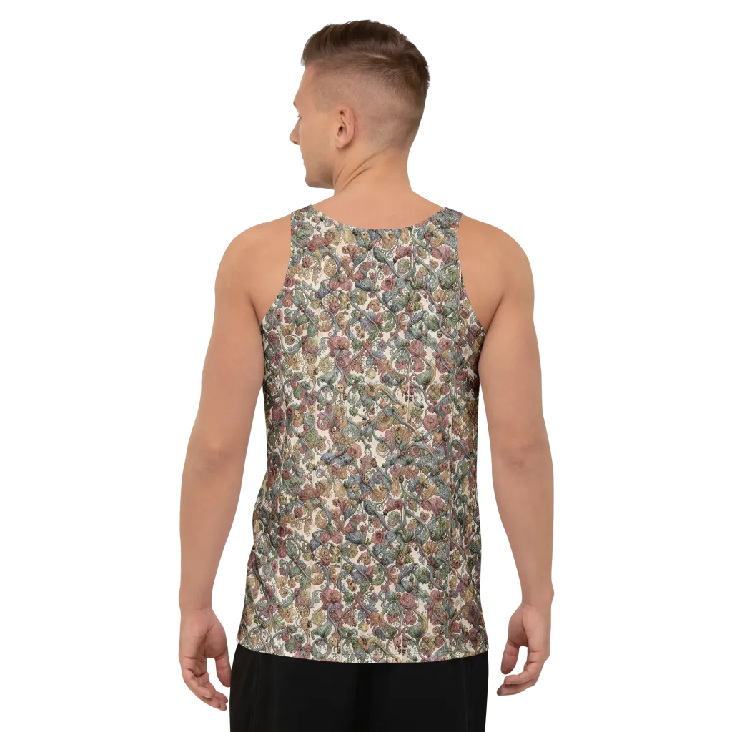Velvet Herbarium on Men's Tank Top — Back