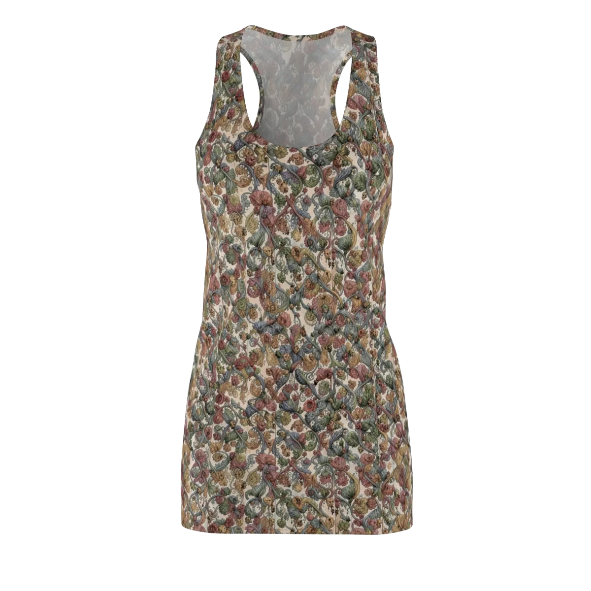 Velvet Herbarium on Racerback Dress — Front