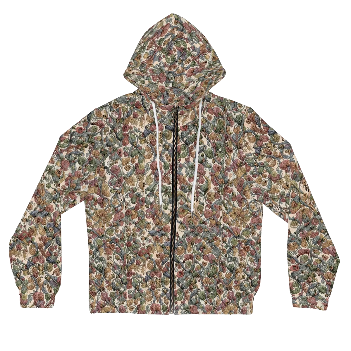 Velvet Herbarium on Women's Full-Zip Hoodie — Front