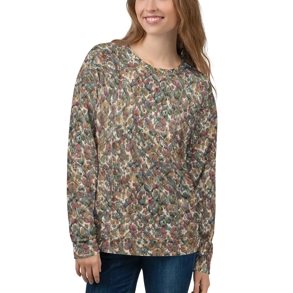 Velvet Herbarium on Sweatshirt — Front