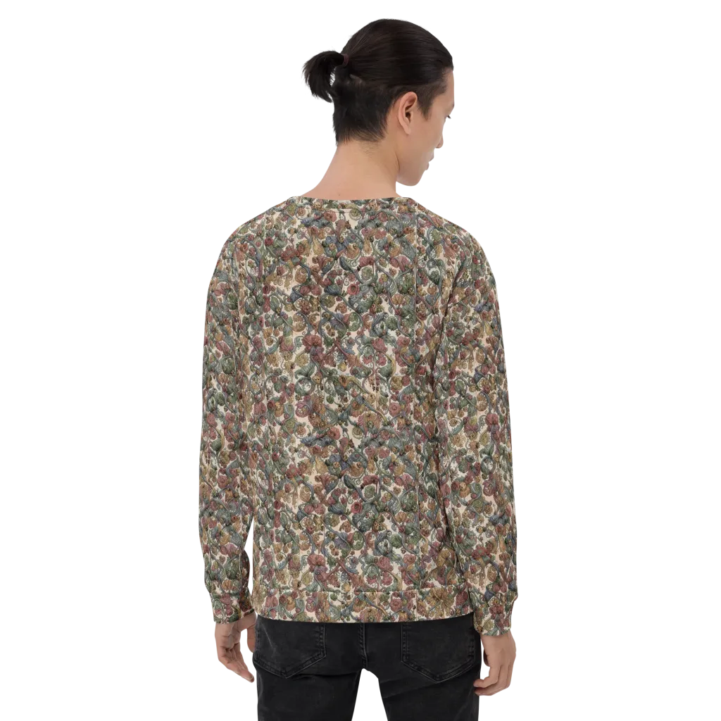 Velvet Herbarium on Sweatshirt — Back