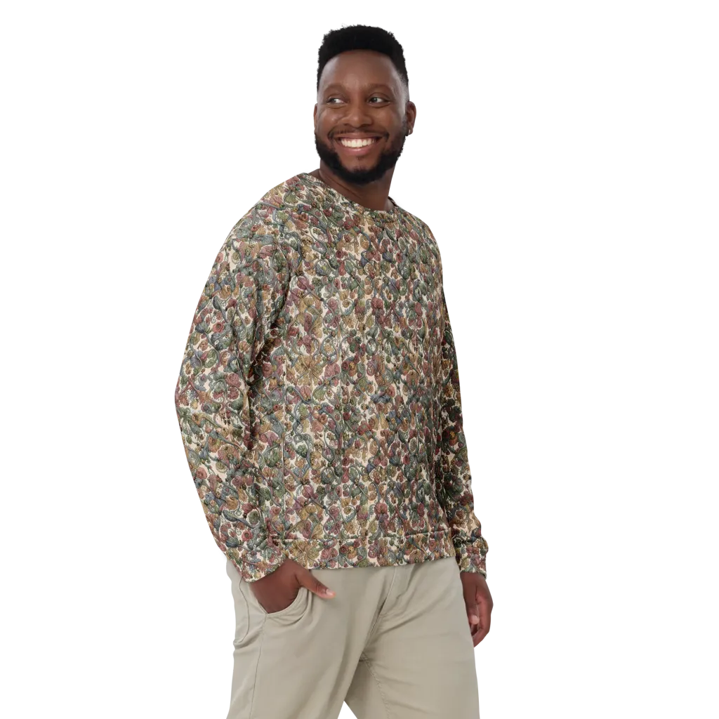 Velvet Herbarium on Sweatshirt — Front