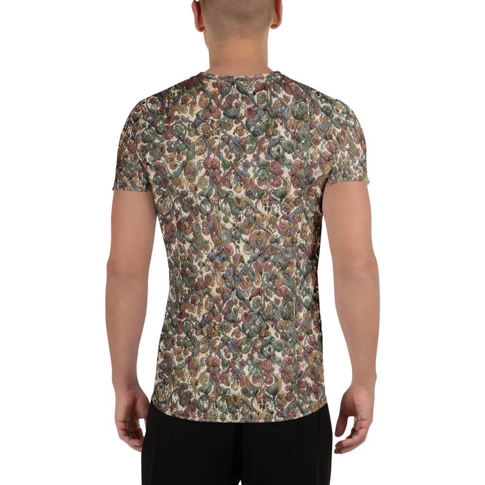 Velvet Herbarium on Men's Athletic T-Shirt — Back