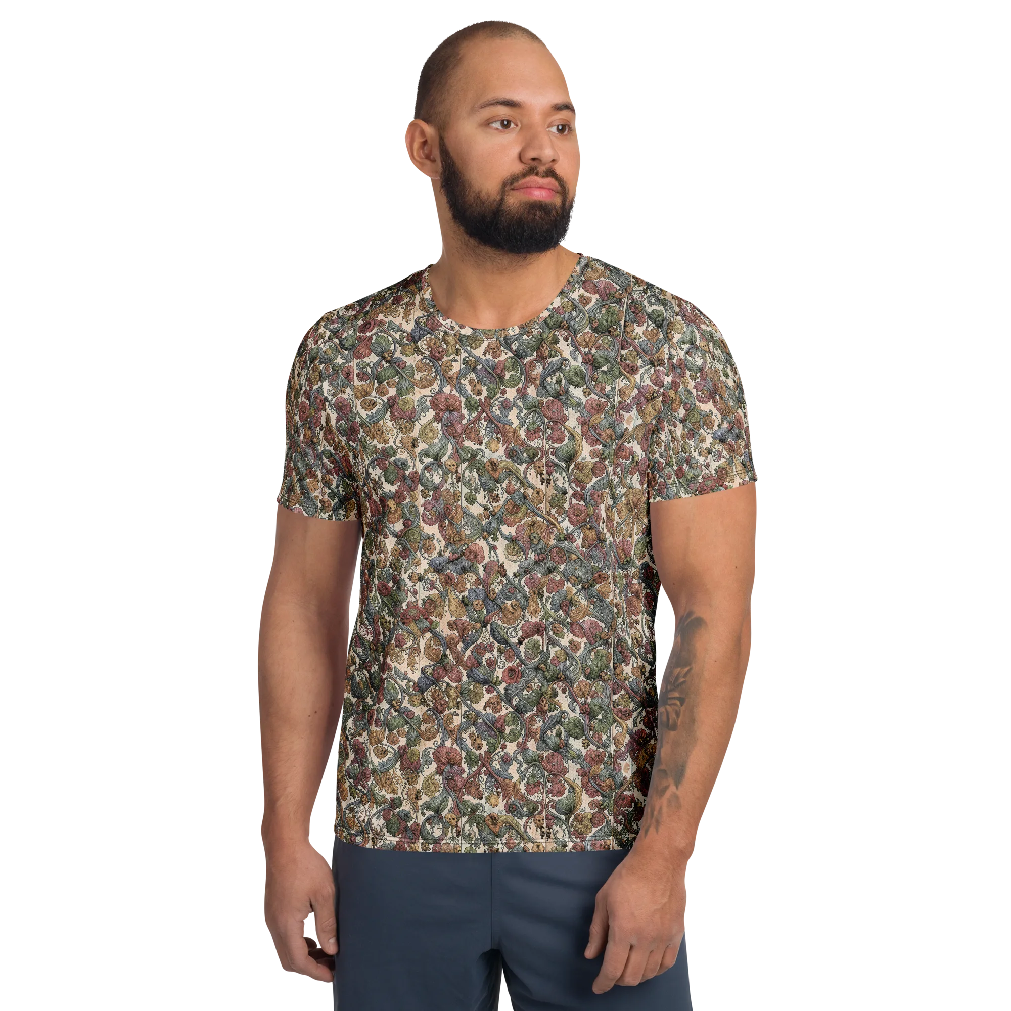 Velvet Herbarium on Men's Athletic T-Shirt — Front