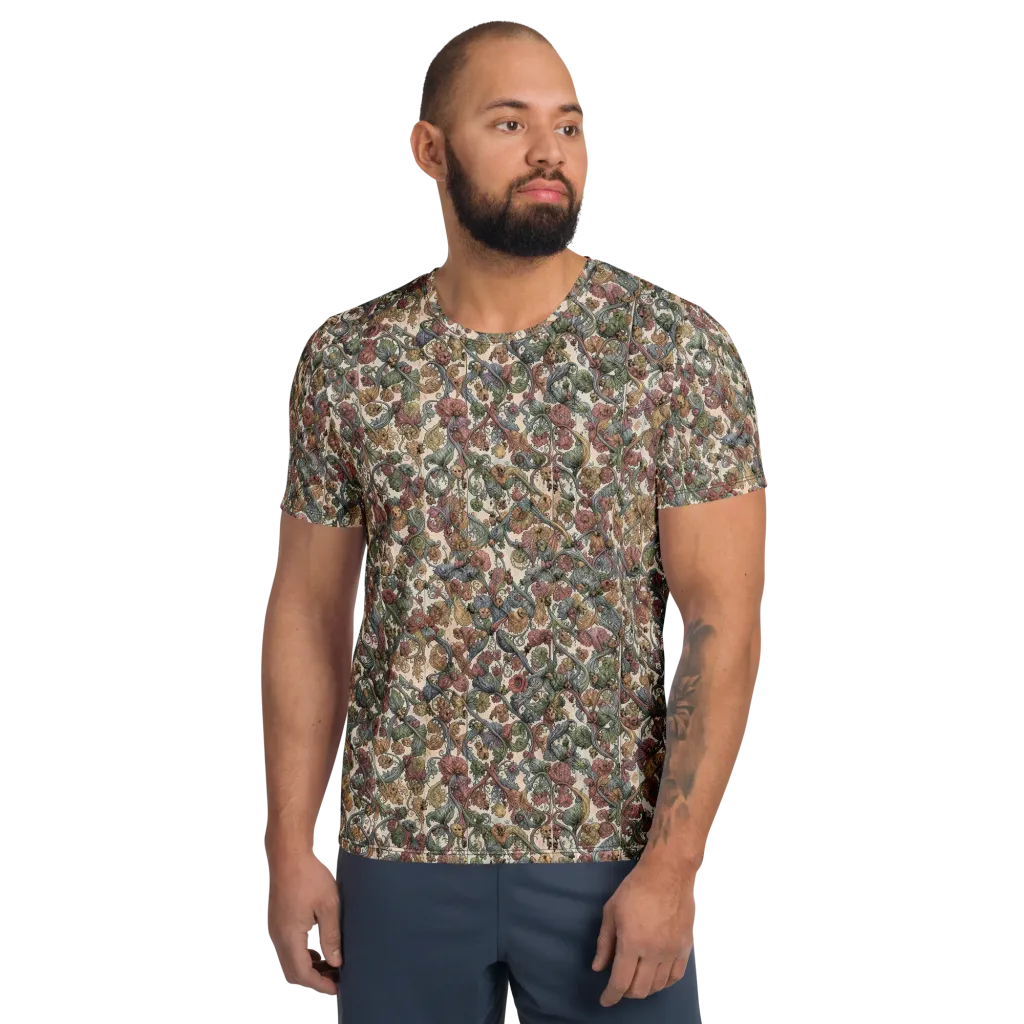 Velvet Herbarium on Men's Athletic T-Shirt — Front