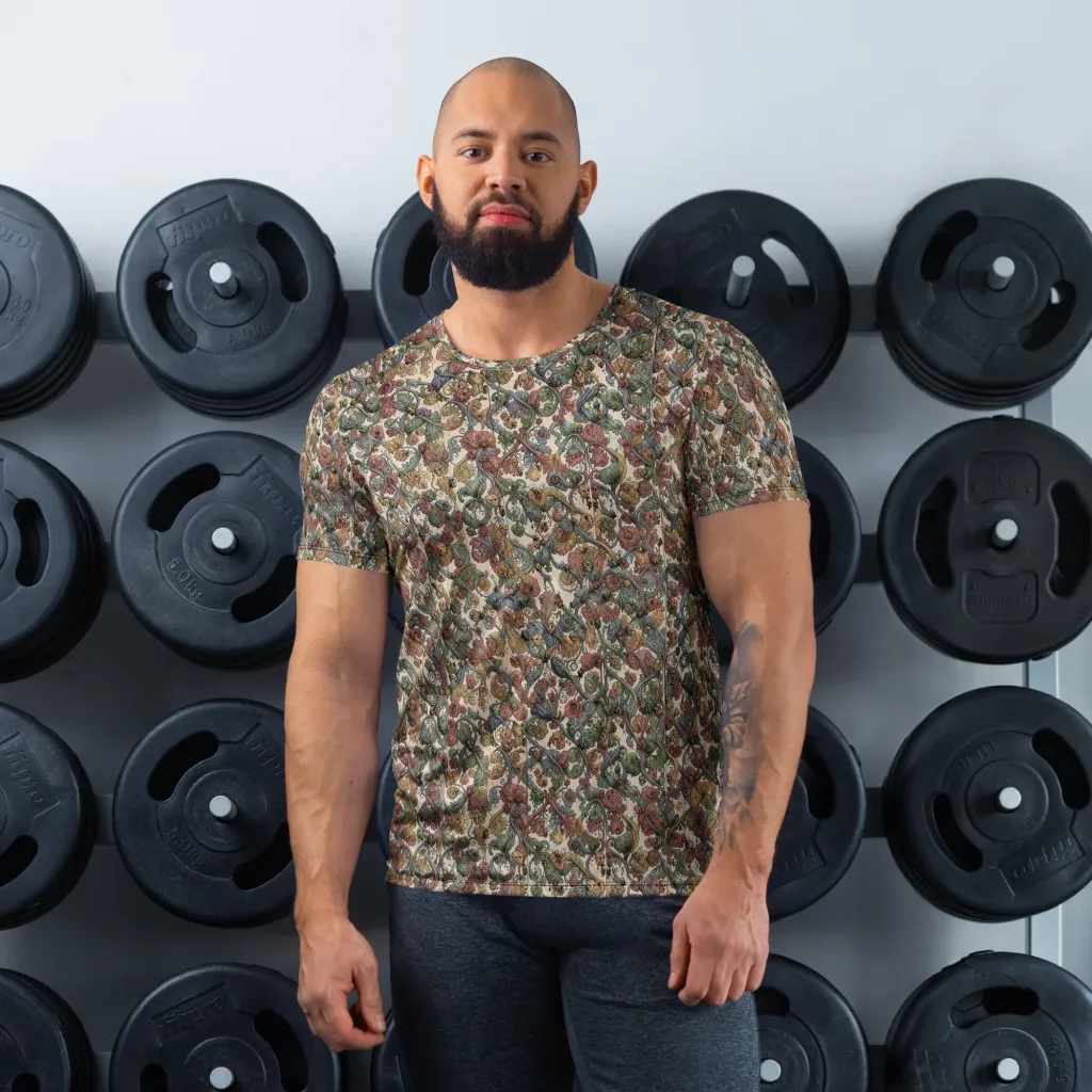 Velvet Herbarium on Men's Athletic T-Shirt — Front
