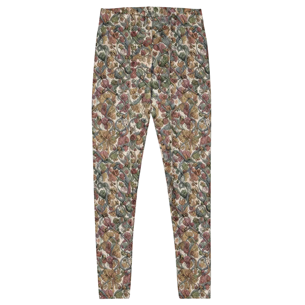 Velvet Herbarium on Leggings — Front