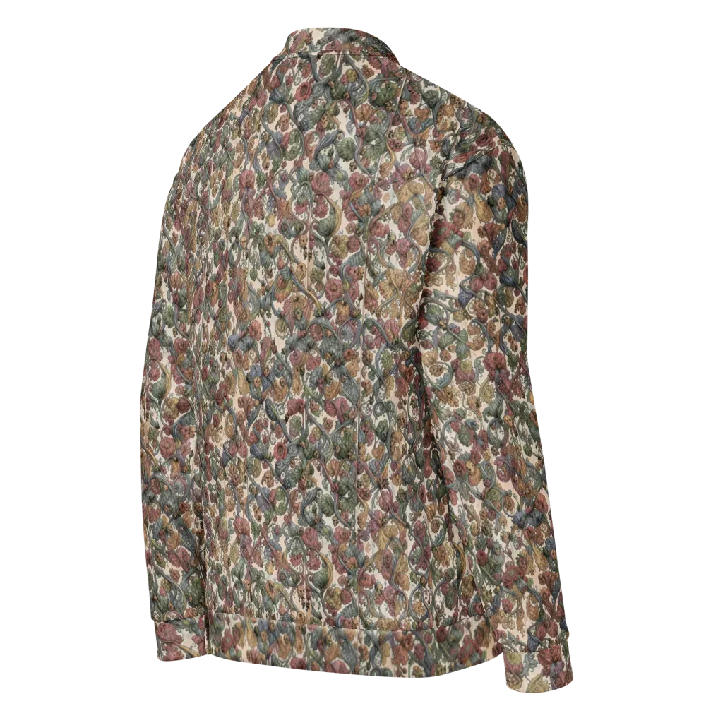Velvet Herbarium on Bomber Jacket — Right Back