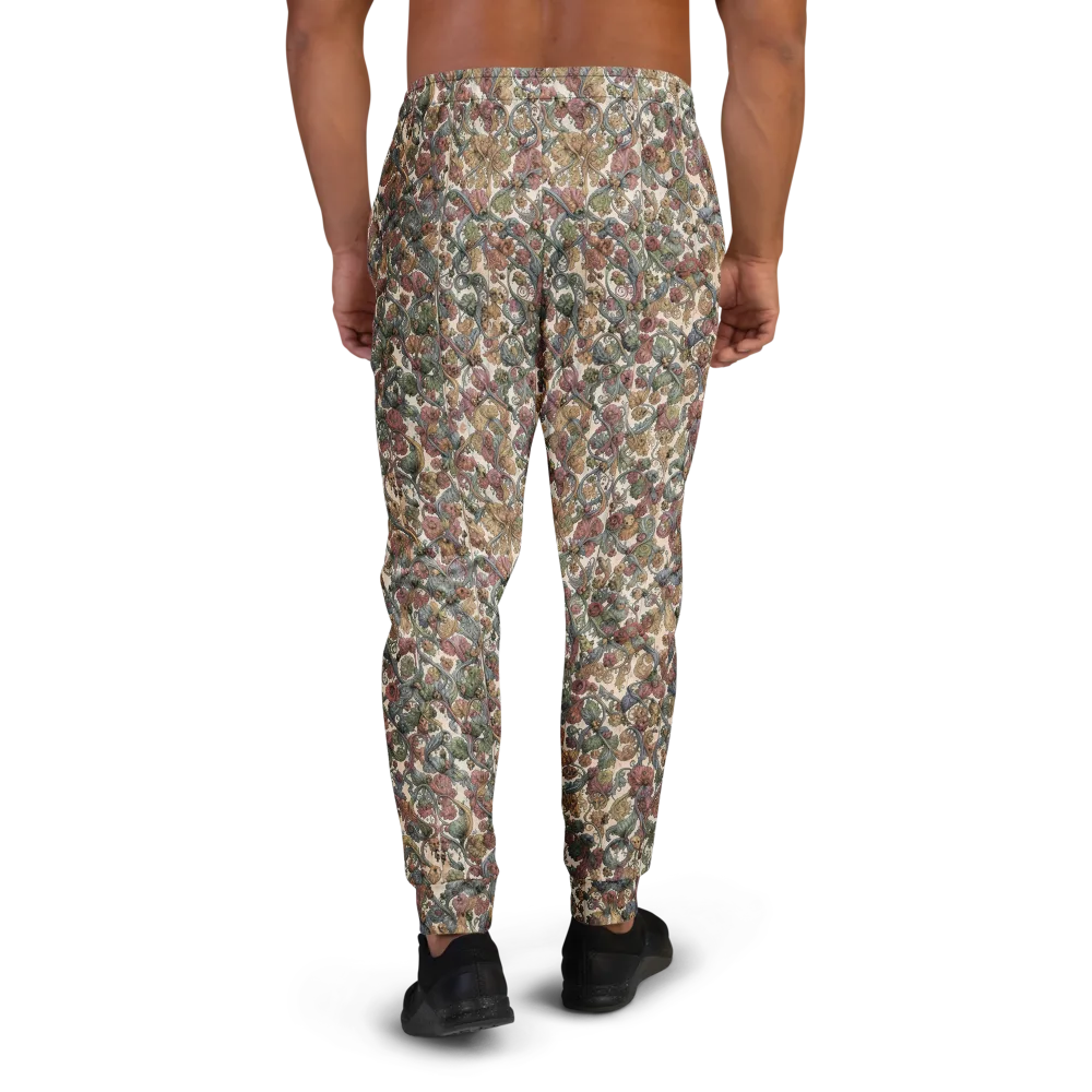 Velvet Herbarium on Men's Joggers — Back