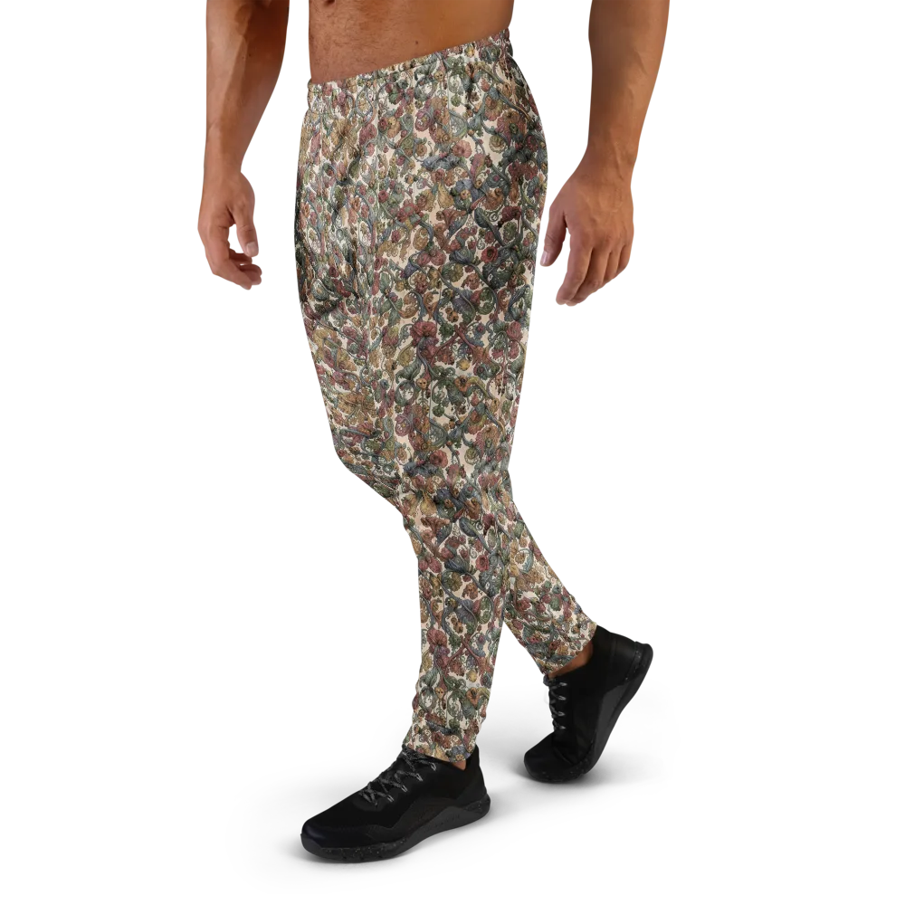 Velvet Herbarium on Men's Joggers — Left