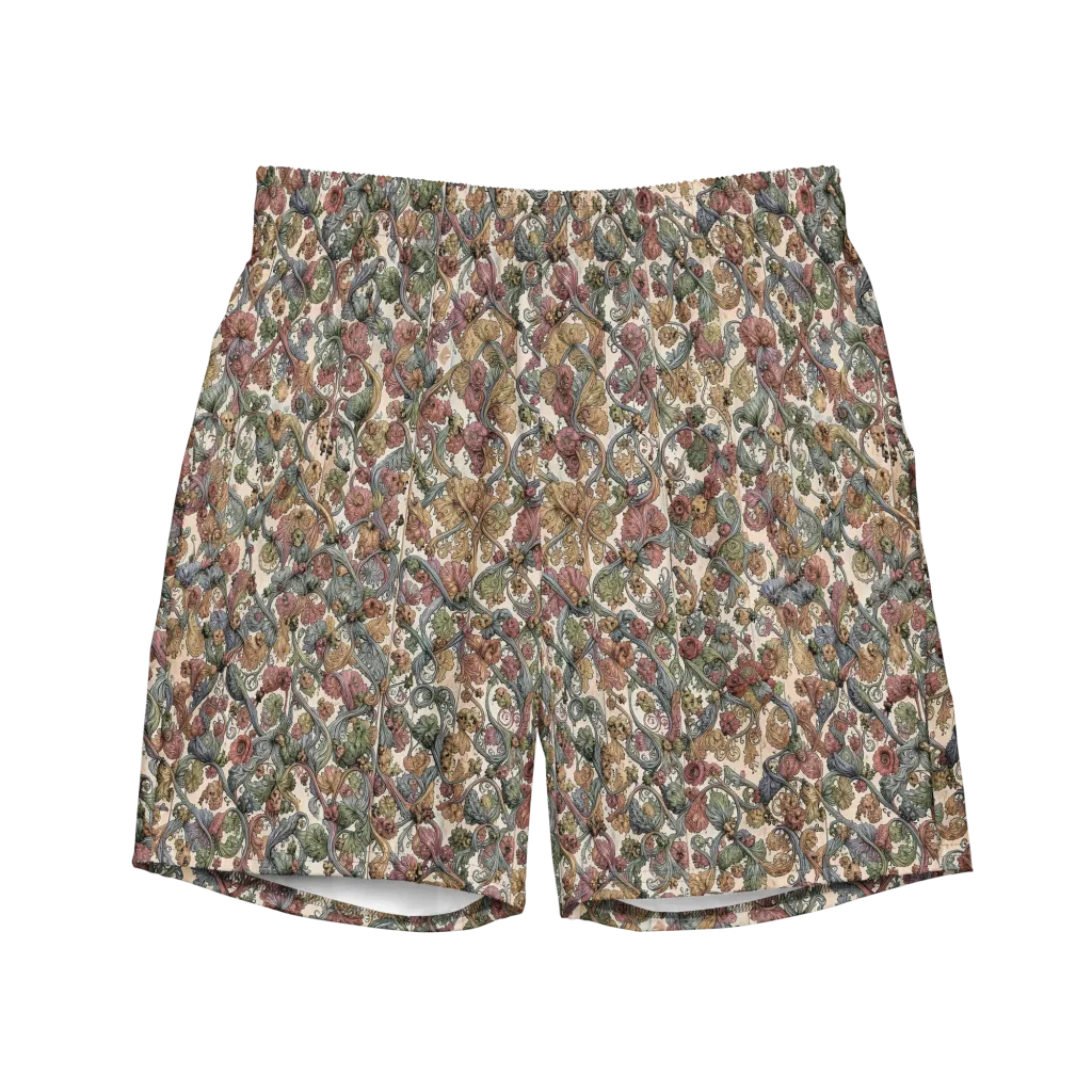 Velvet Herbarium on Swim Trunks — Front