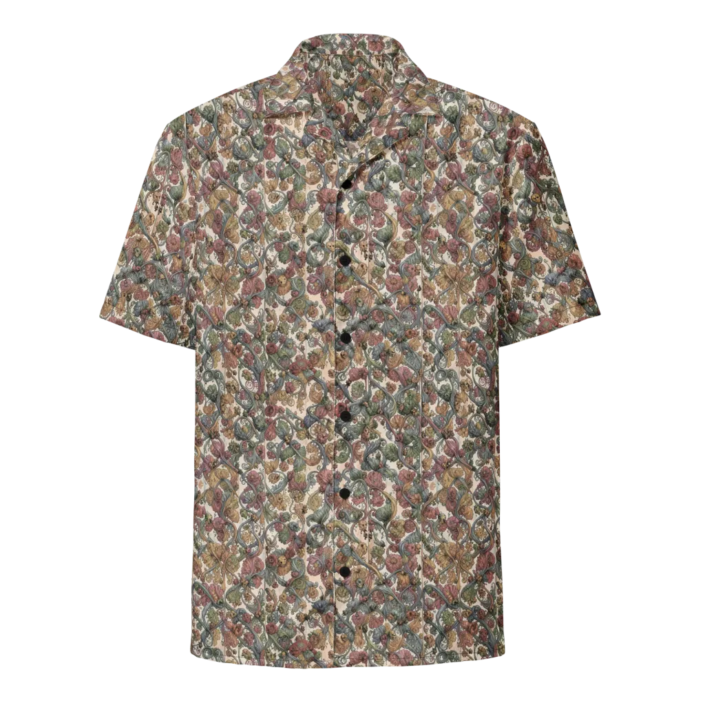 Velvet Herbarium on Button Shirt — Front