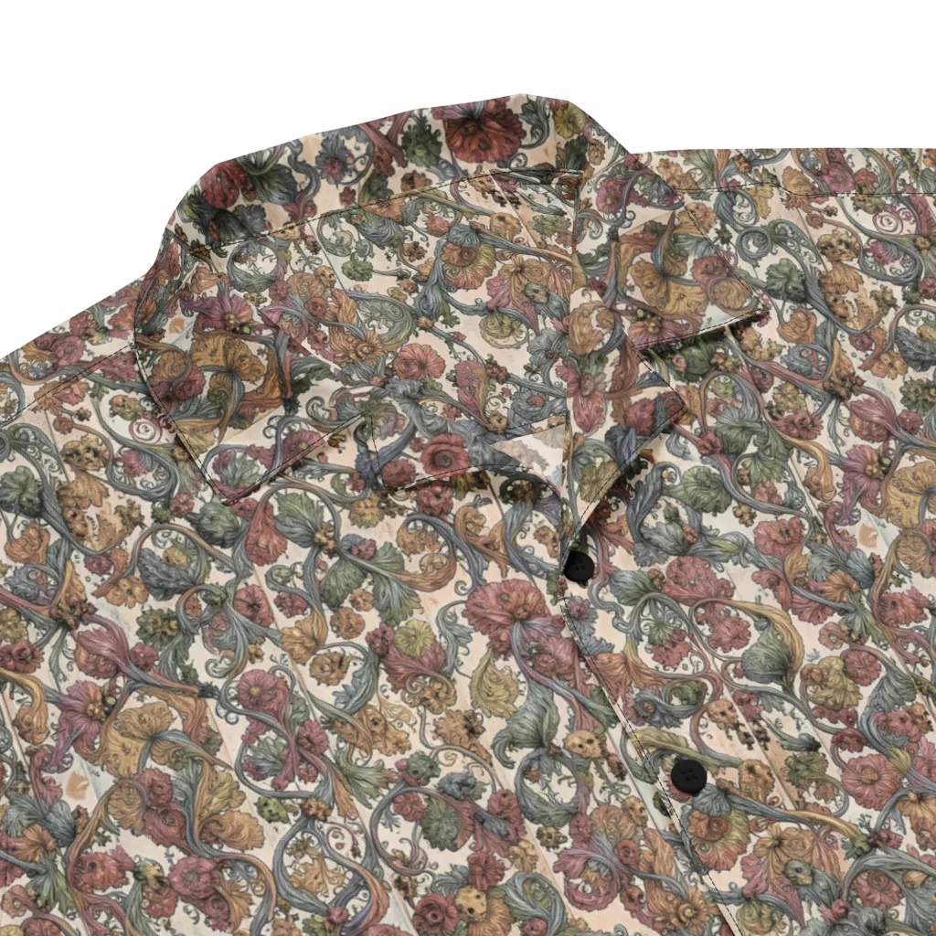 Velvet Herbarium on Button Shirt — Product details