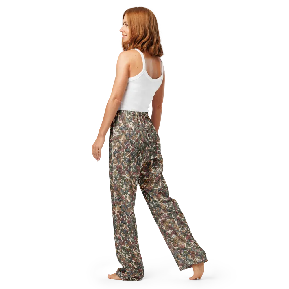 Velvet Herbarium on Women's Pajama Pants — Back