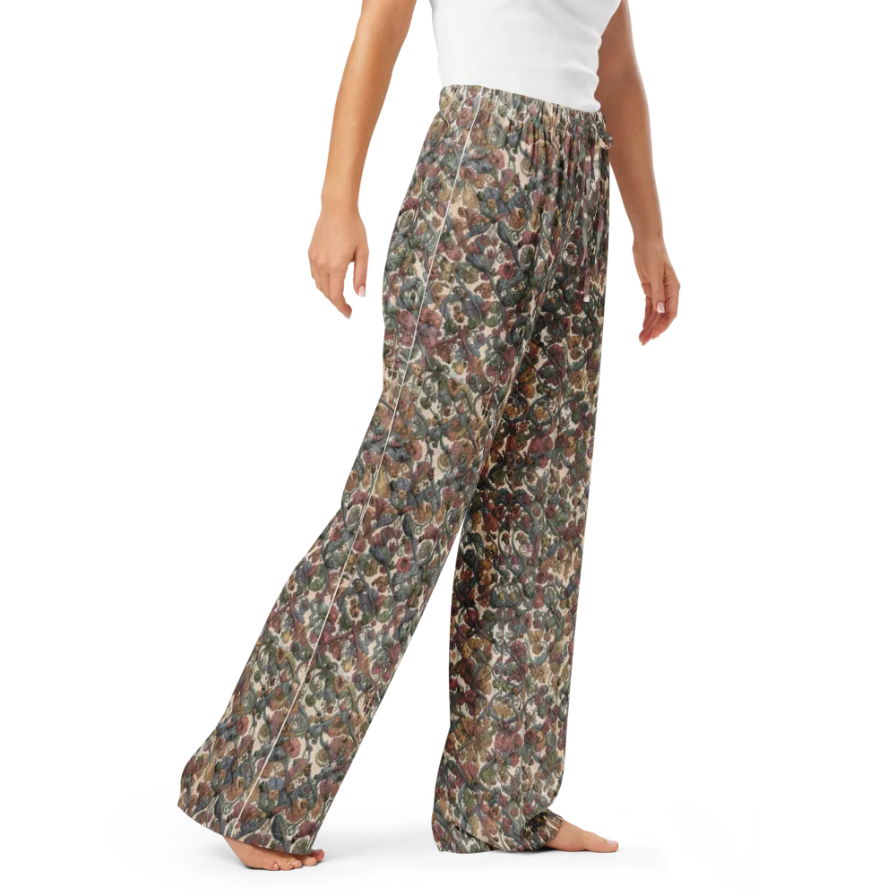 Velvet Herbarium on Women's Pajama Pants — Right Front