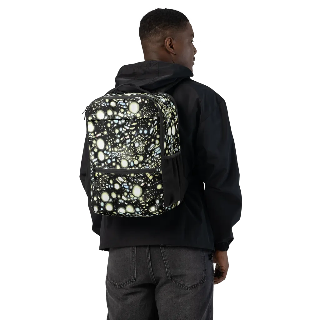 Electric Geode on Utility Backpack — Back