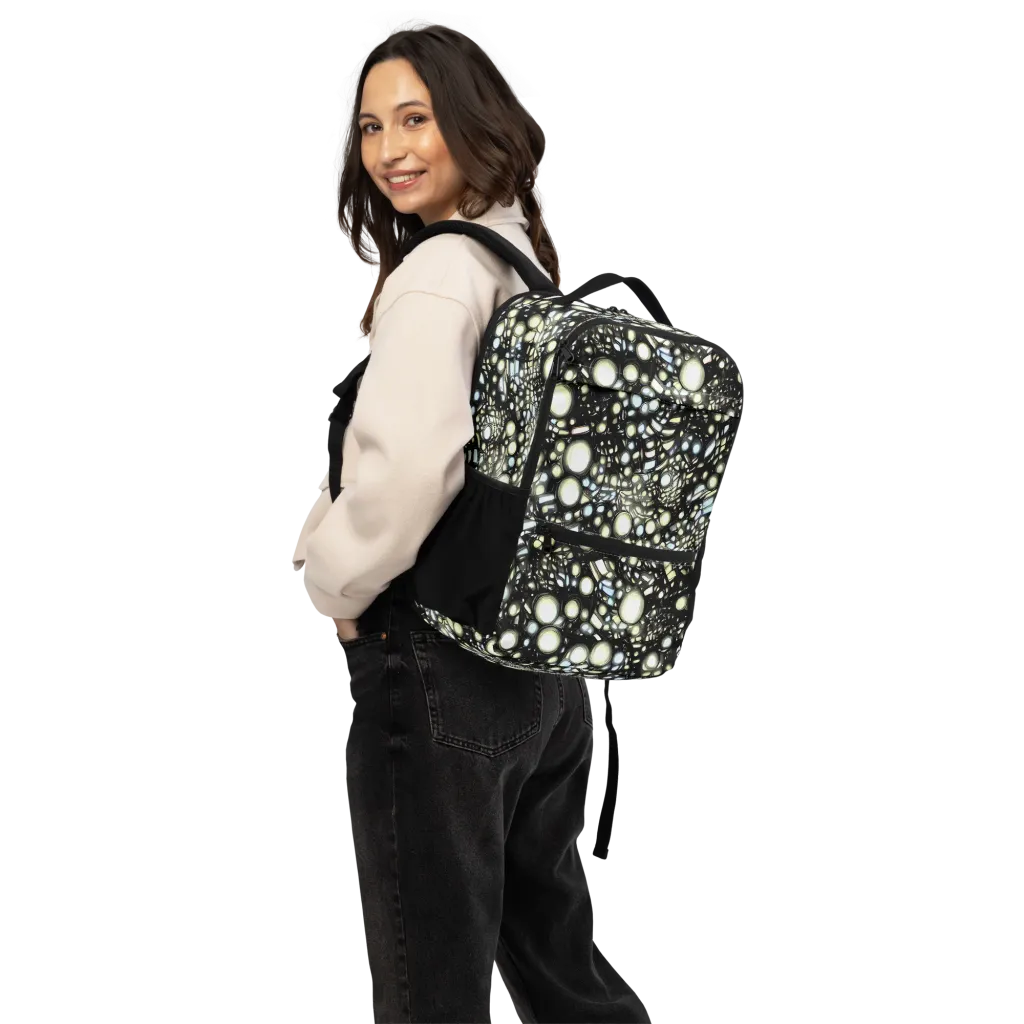 Electric Geode on Utility Backpack — Back