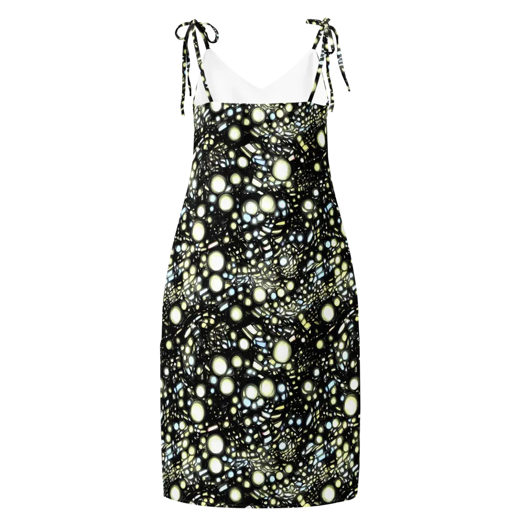 Electric Geode on Slip Dress — Back