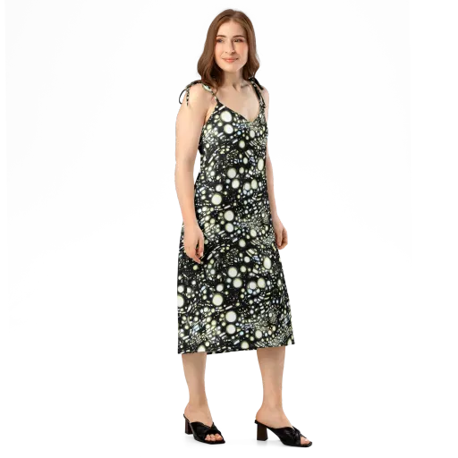 Electric Geode on a Slip Dress