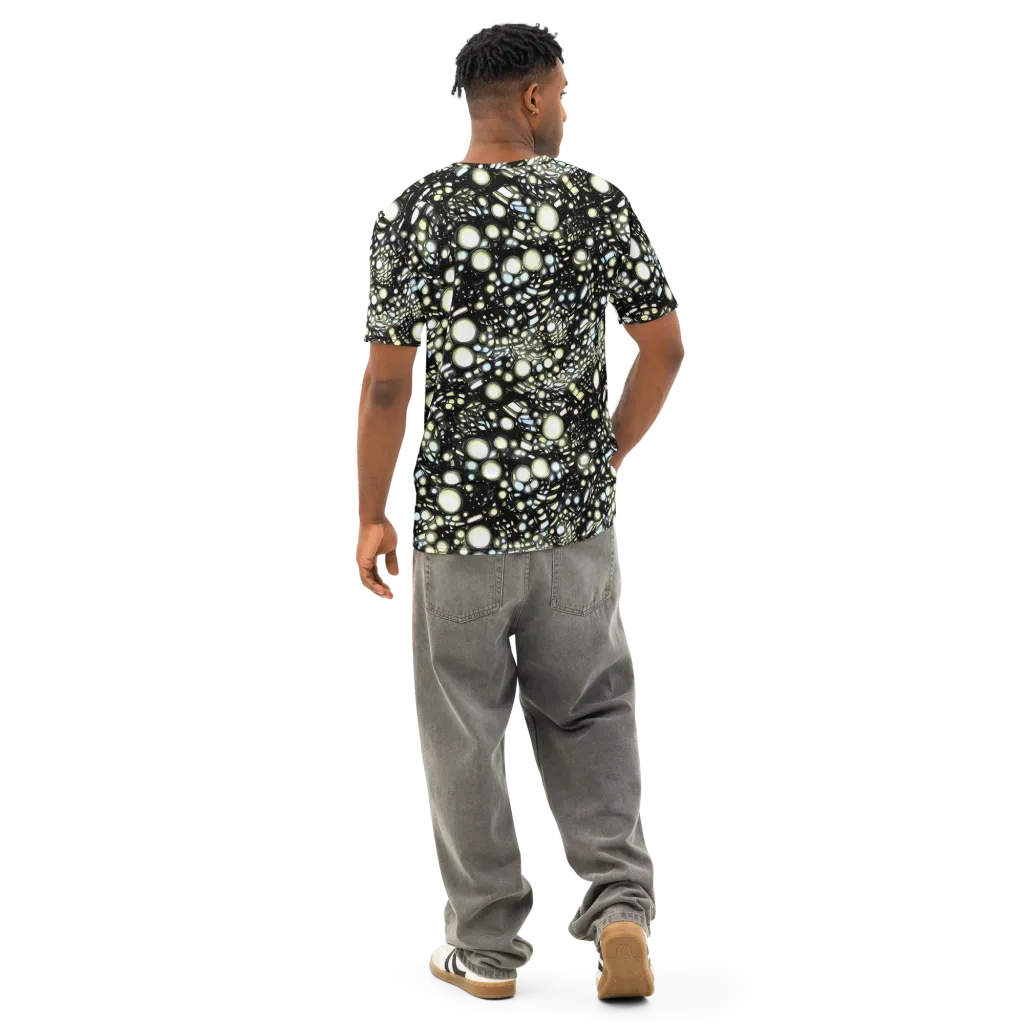 Electric Geode on Men's Cotton Crew Neck T-Shirt — Back