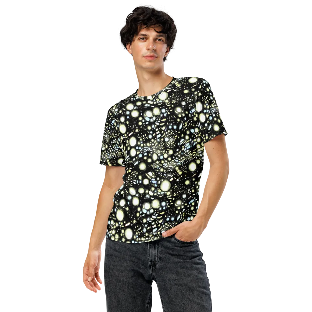 Electric Geode on Men's Crew Neck T-Shirt — Front