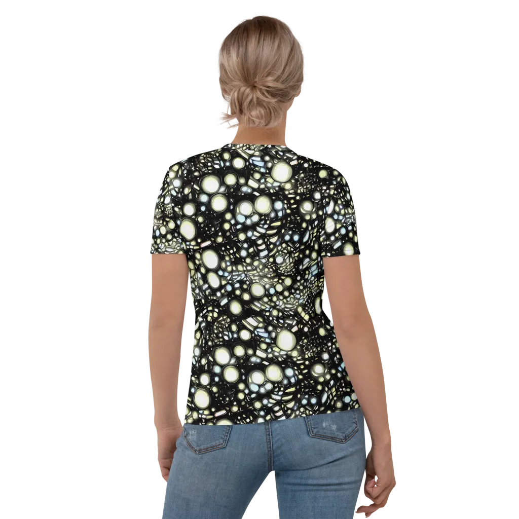 Electric Geode on Women's Crew Neck T-Shirt — Back