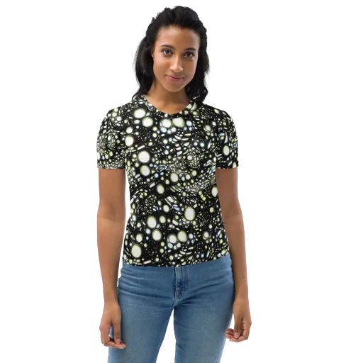 Electric Geode on a Women's Crew Neck T-Shirt