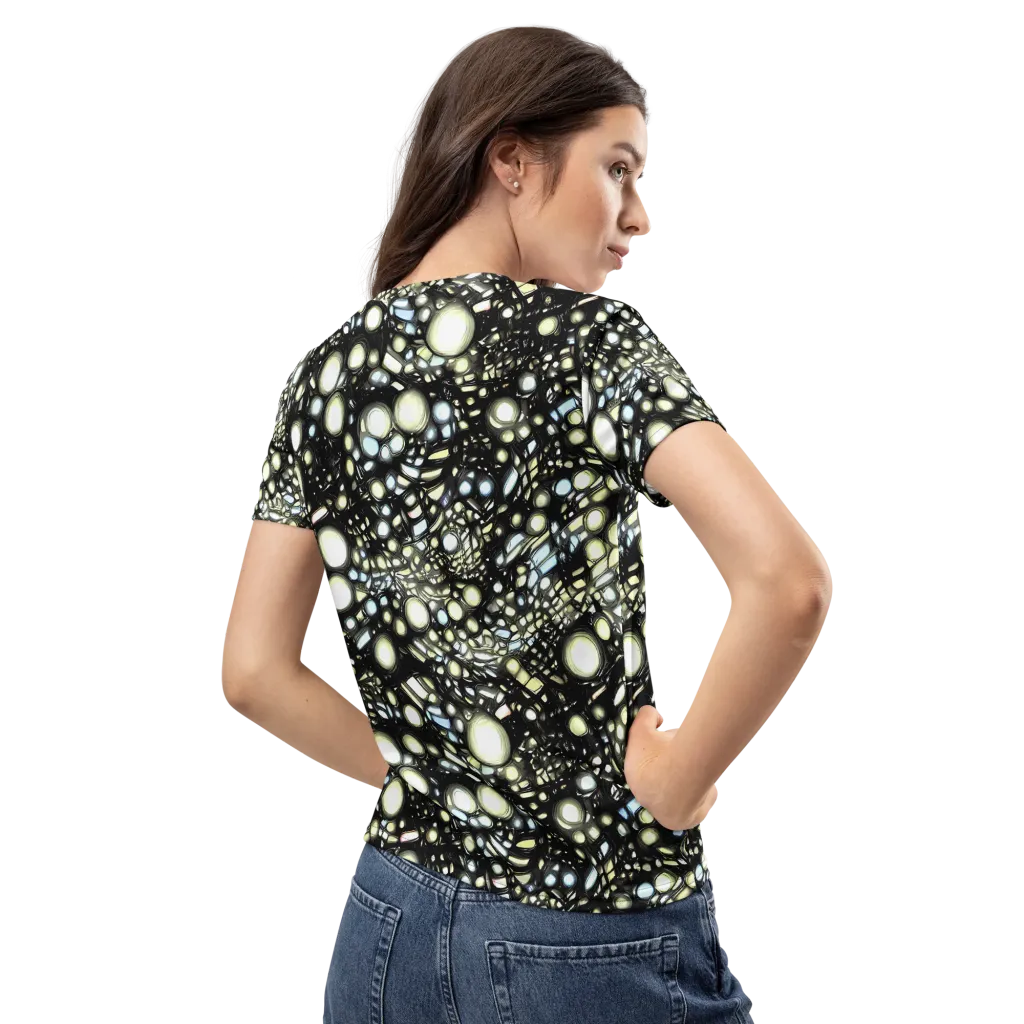 Electric Geode on Women's Crew Neck T-Shirt — Back
