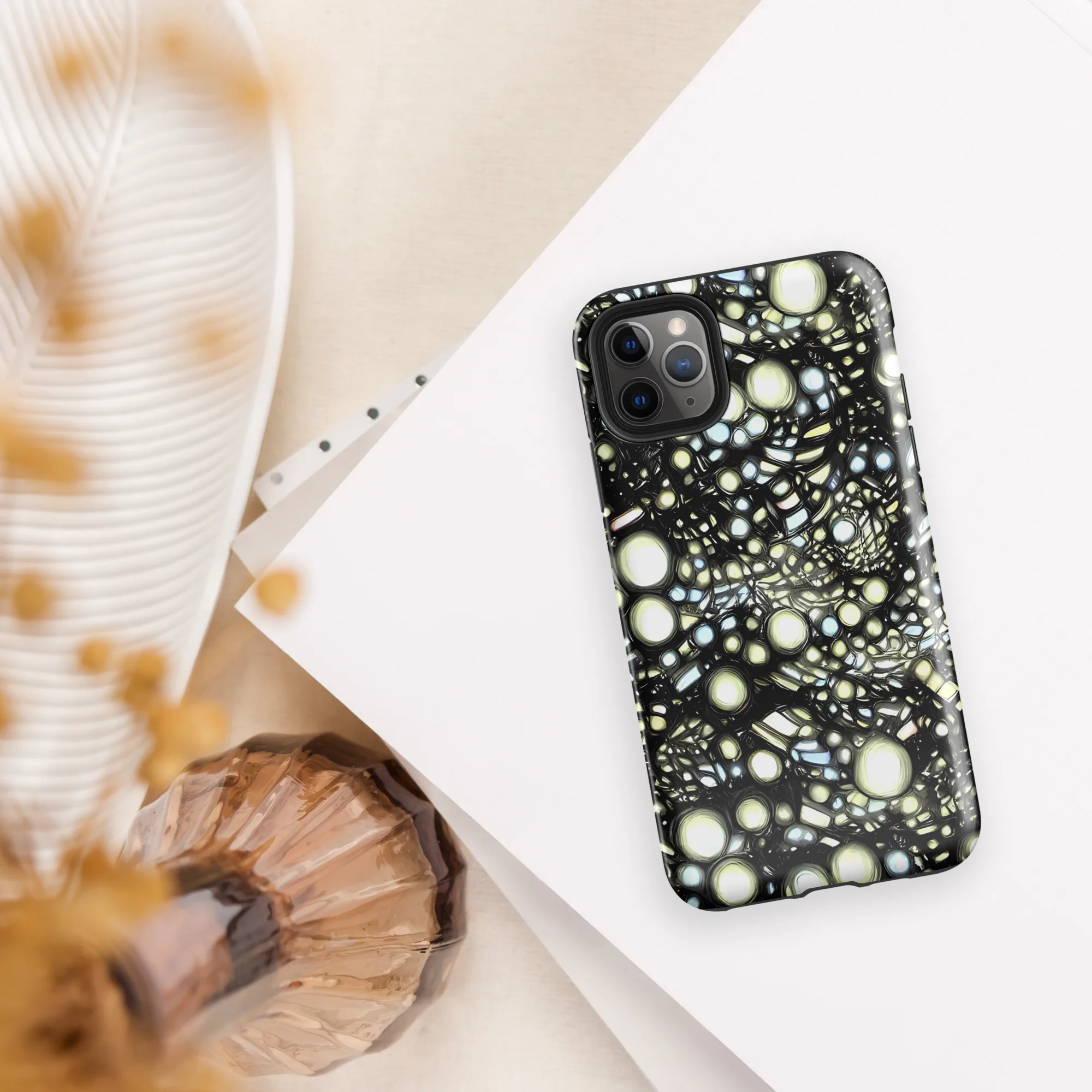 Electric Geode on Tough Case for iPhone® — Front