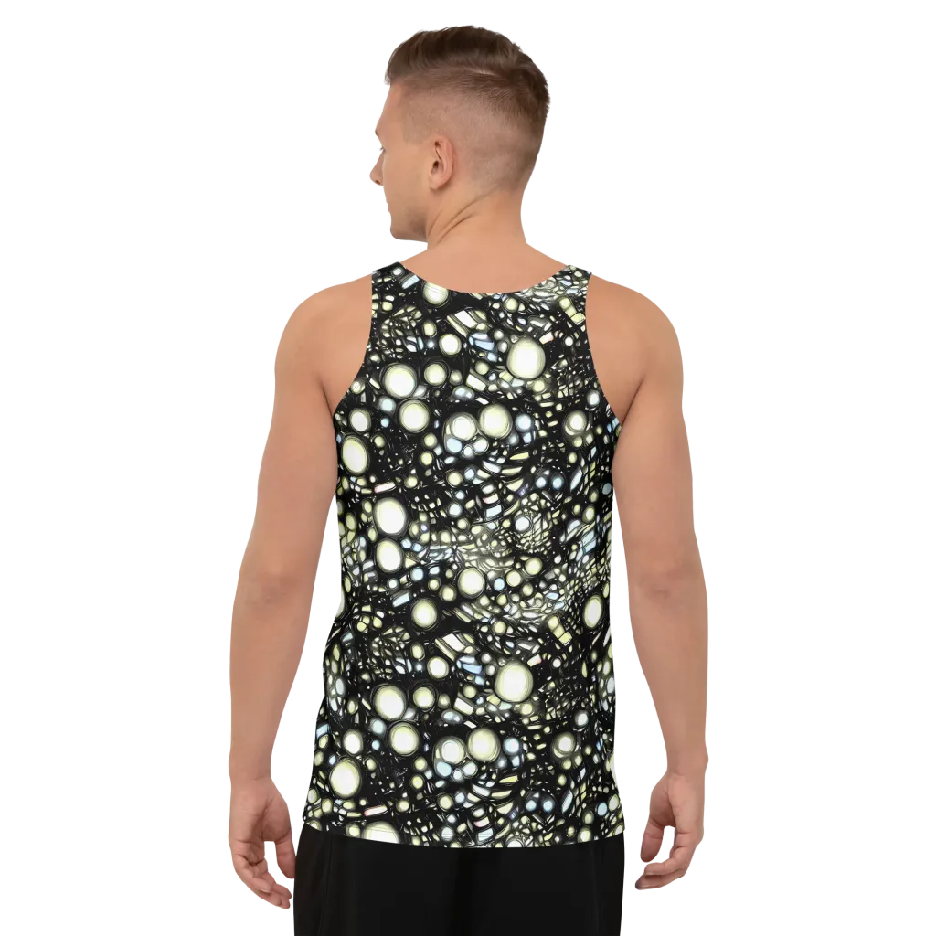 Electric Geode on Men's Tank Top — Back