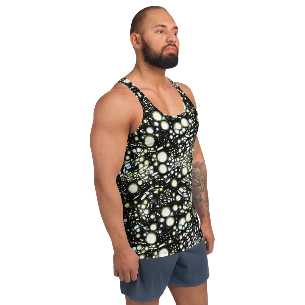 Electric Geode on Men's Tank Top — Right Front