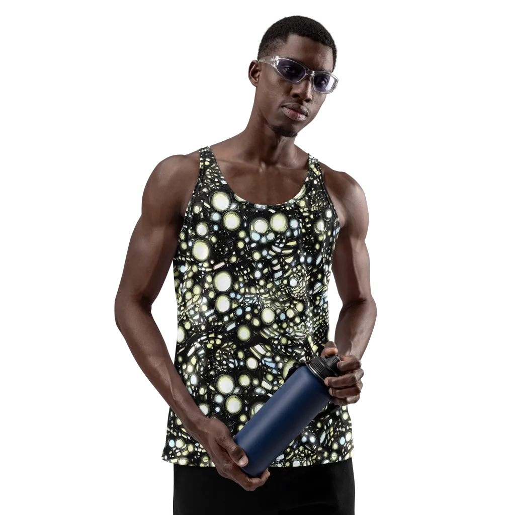 Electric Geode on Men's Tank Top — Front