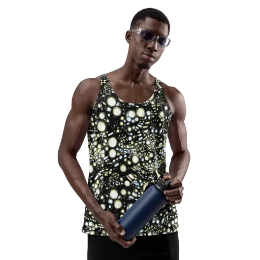 Electric Geode on a Men's Tank Top