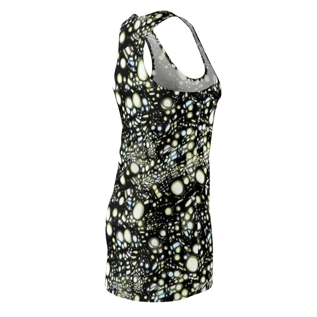 Electric Geode on Racerback Dress — Back Side