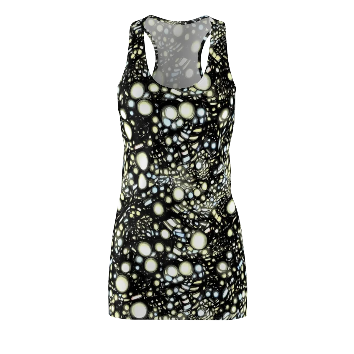 Electric Geode on Racerback Dress — Front