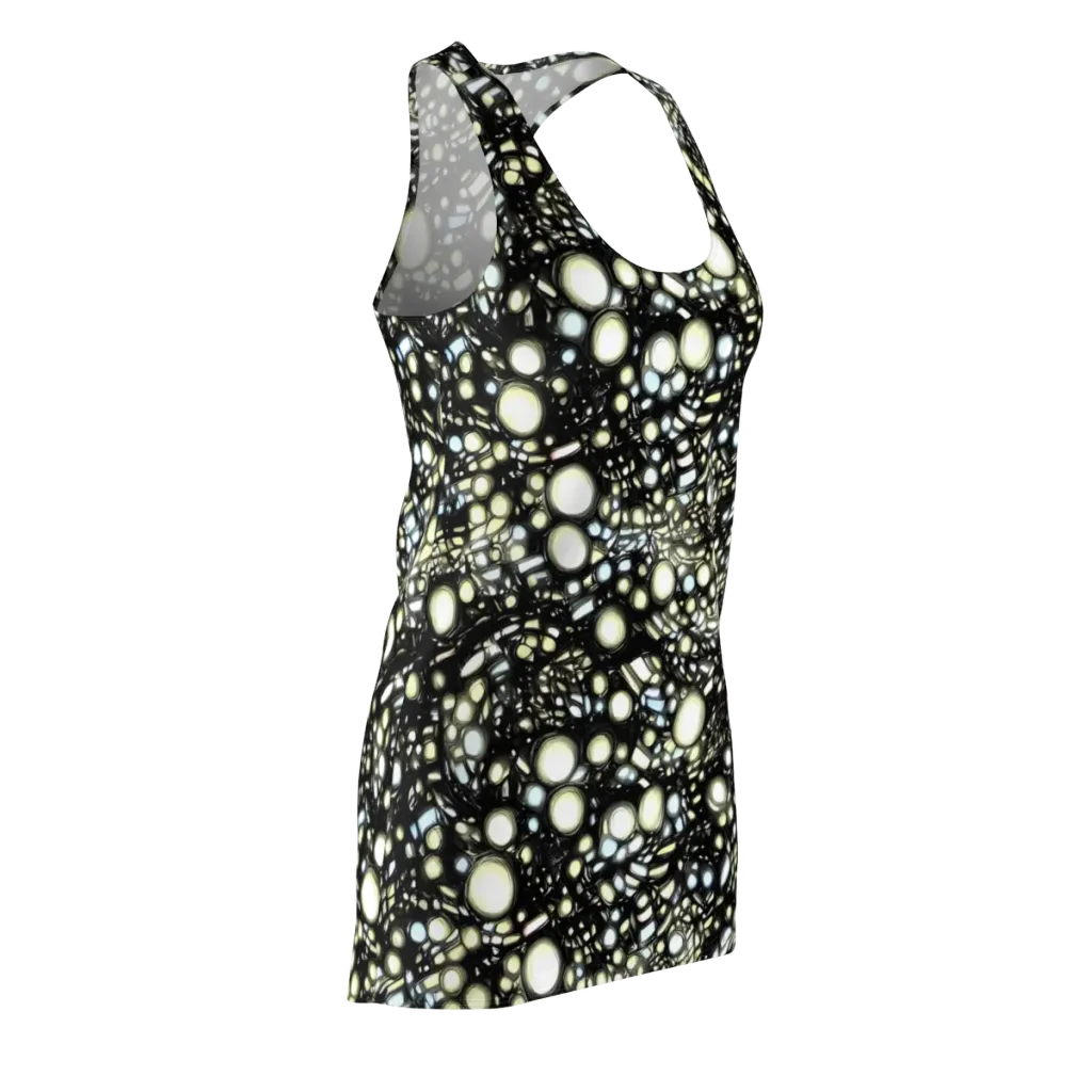 Electric Geode on Racerback Dress — Front Side