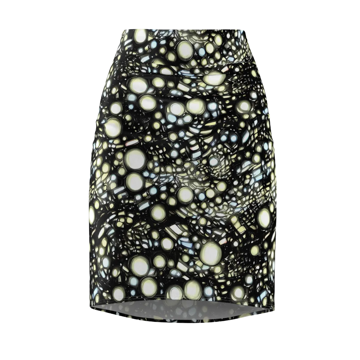 Electric Geode on Pencil Skirt — Front