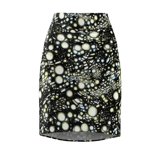 Electric Geode on a Pencil Skirt