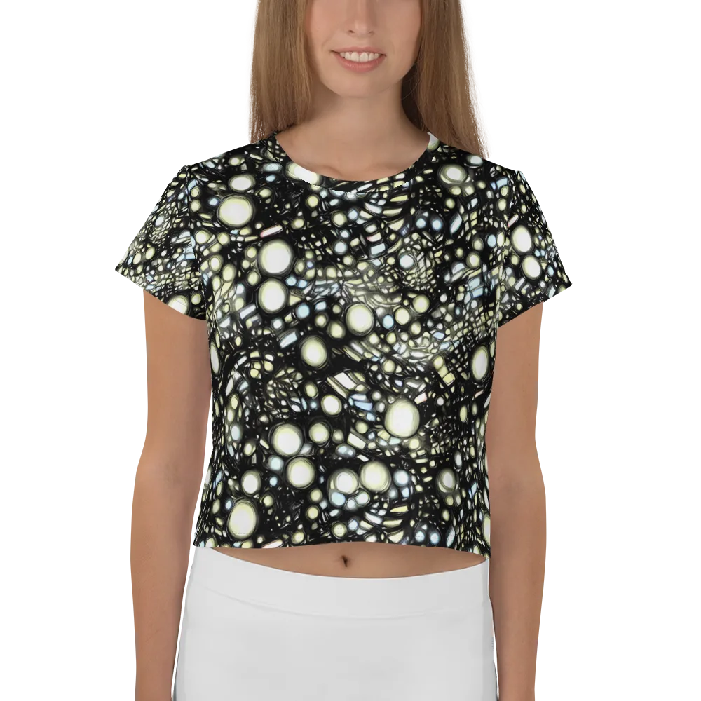 Electric Geode on Crop Tee — Front