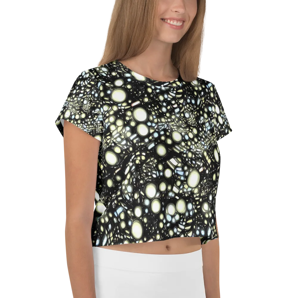 Electric Geode on Crop Tee — Right