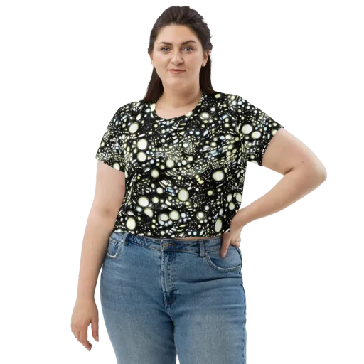 Electric Geode on a Crop Tee