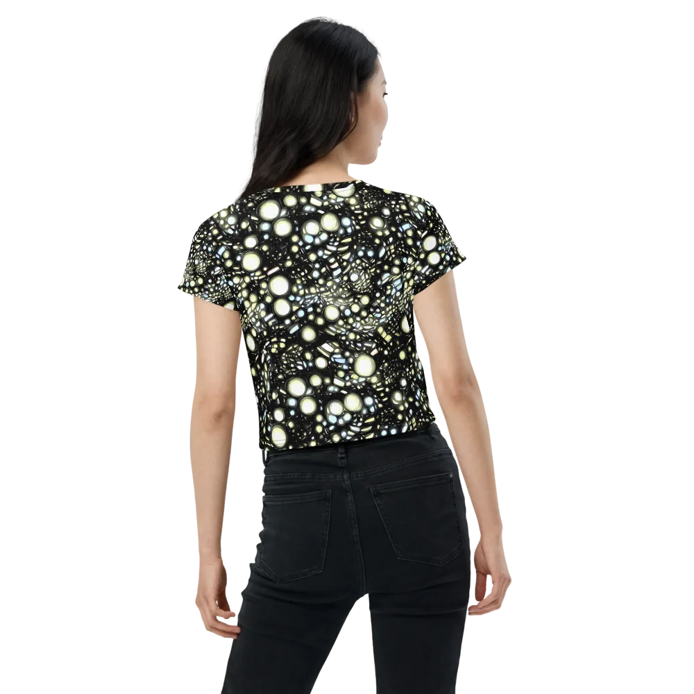 Electric Geode on Crop Tee — Back